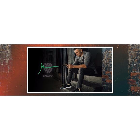 Gary V Court Frasco 002 KSWISS Sneaker Vaynerchuk Clouds Dirt Mens 7.5 Women 9 - Picture 3 of 4